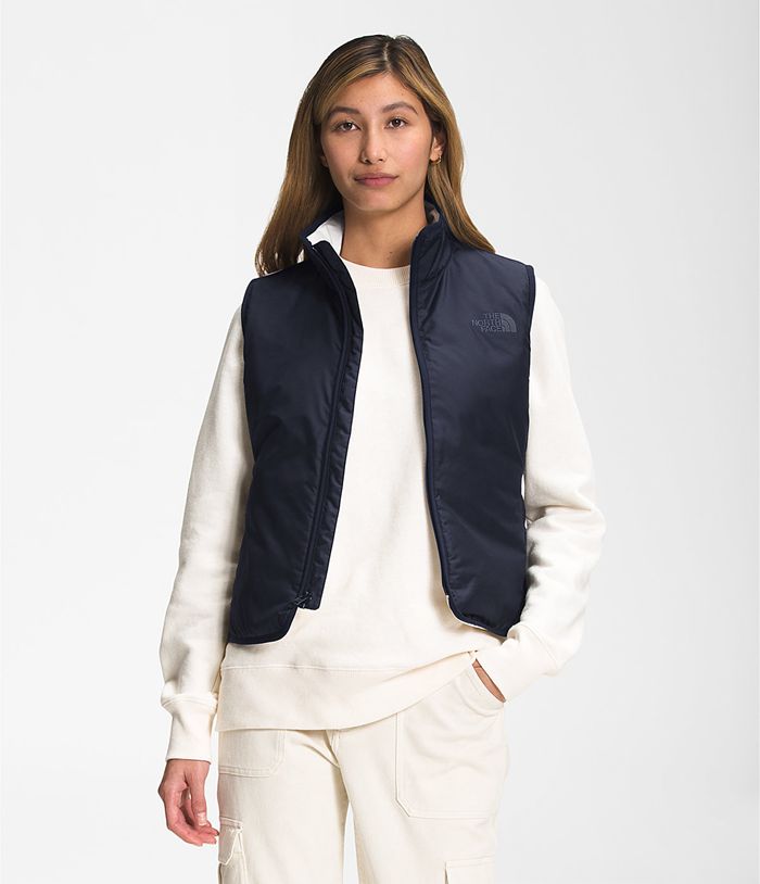 The North Face Womens Vests City Standard Insulated 347ROJESM - Navy